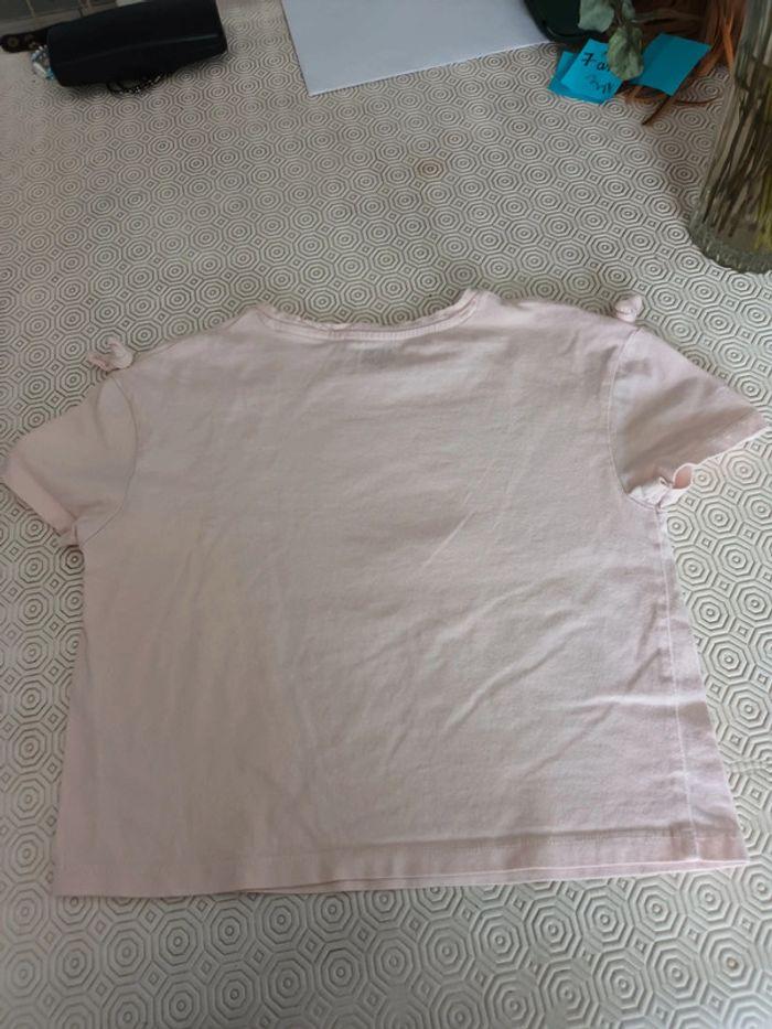 Tee-shirt kiabi 8 ans rose pale - photo numéro 4