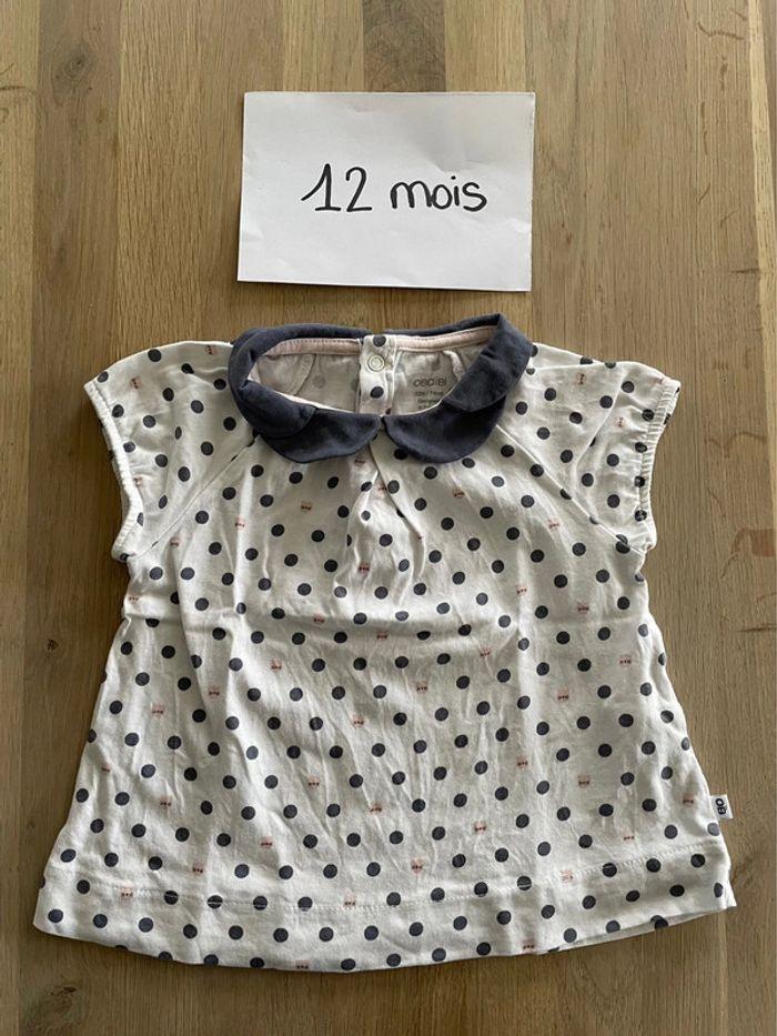 T-shirt Obaïbi 12 mois - photo numéro 1