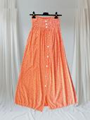 Belle jupe orange corail viscose 36/42