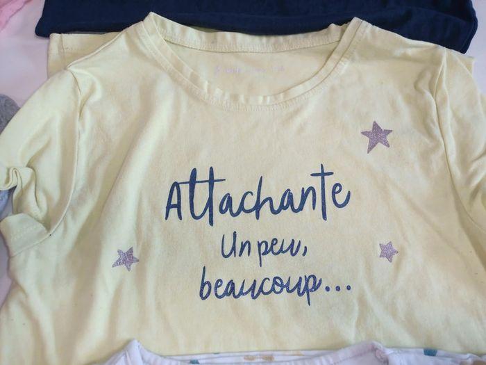 Lot de 8 t-shirts fille 10 ans et 1 gratuit be - photo numéro 8