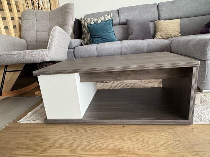 Table basse avec rangement et plateau relevable - photo numéro 4