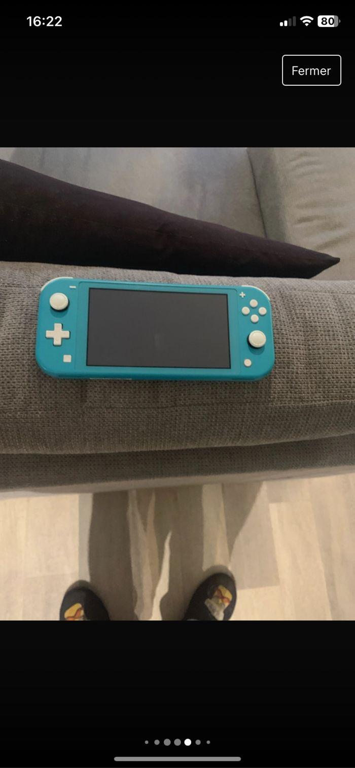 Switch lite original+jeux+rangement - photo numéro 5