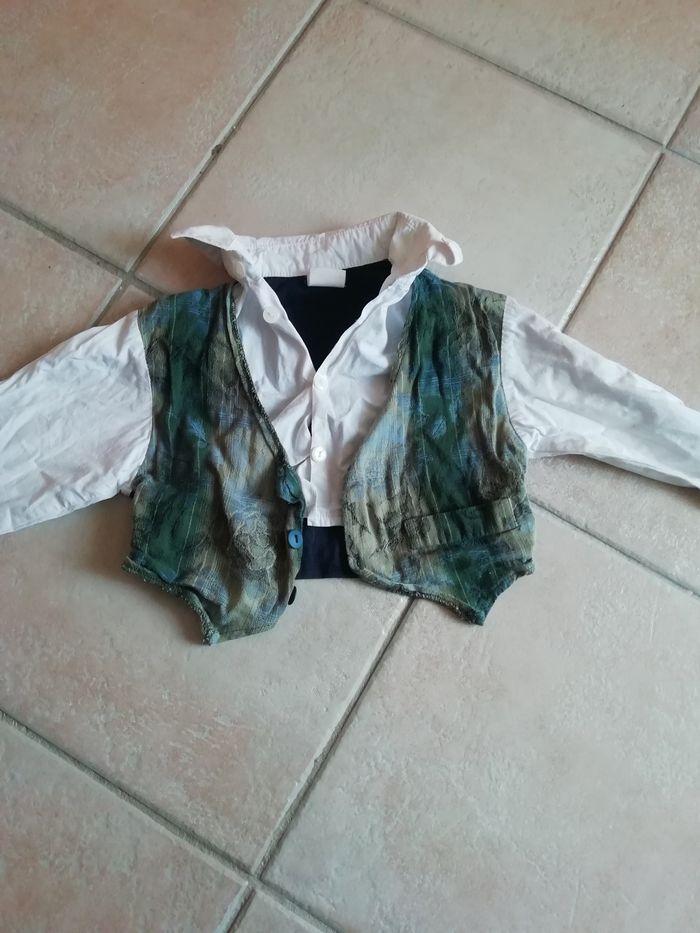 Gilet et chemise de cérémonie taille 3 ans