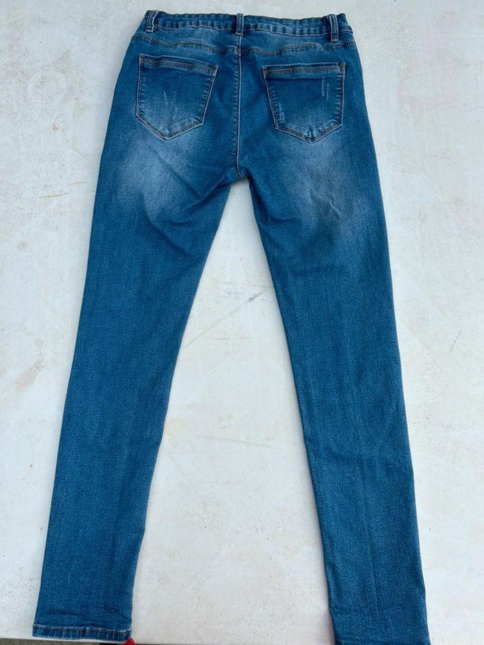 Jean skinny bleu marine - photo numéro 5