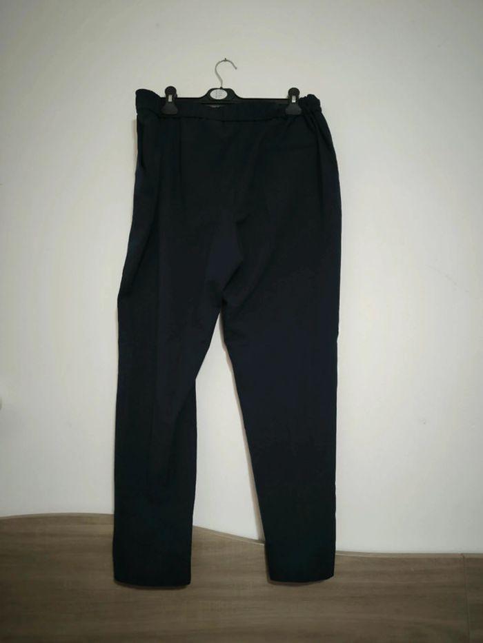 Pantalon style chino bleu marine camaïeu taille unique - photo numéro 2