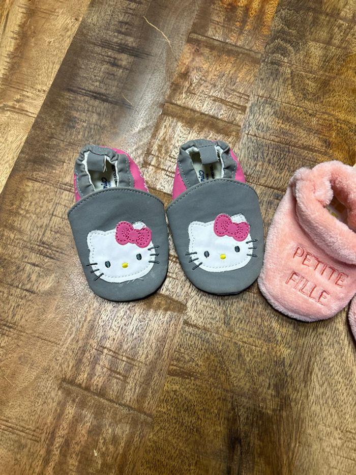 Lot de 2 paires de chaussons bébé - photo numéro 2