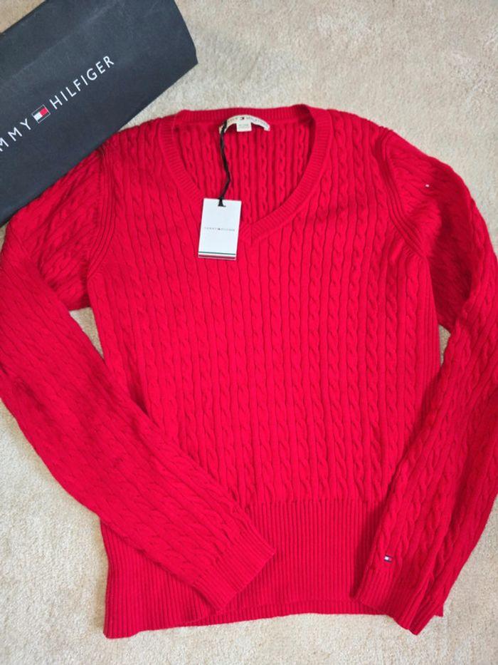 Tommy Hilfiger  pull torsadé  taille XL - photo numéro 12