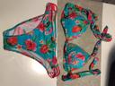 Maillot de bain 2 pièces à fleurs