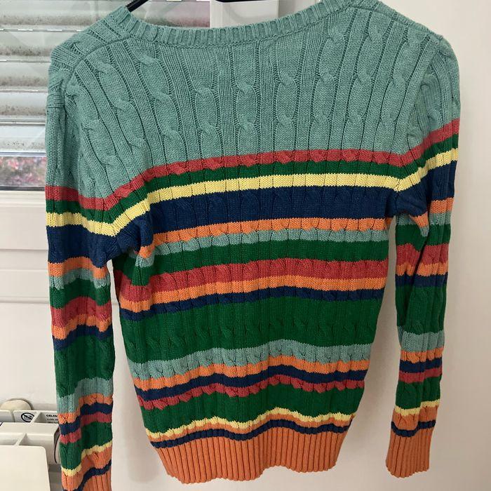 Pull Ralph Lauren véritable, multicolore taille 8 ans en très bon état - photo numéro 2