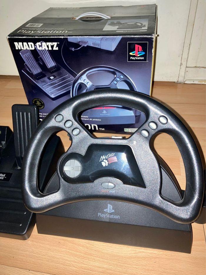 Volant Pédalier Mad Catz PS1 SLEH-0005 PlayStation - photo numéro 2