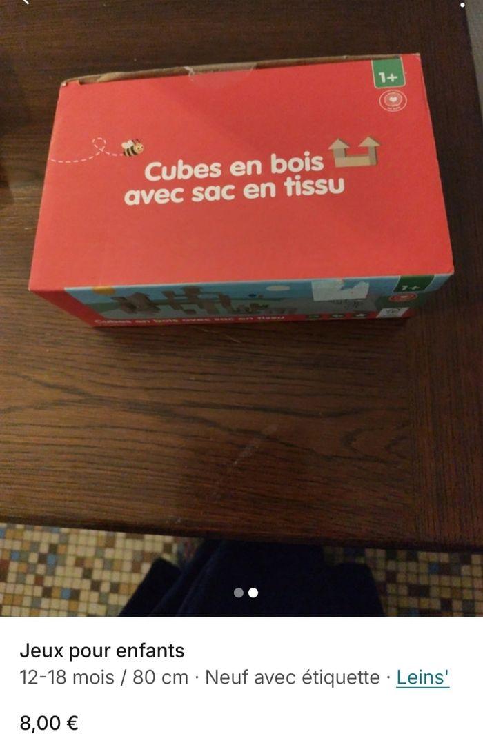 Cubes en bois - photo numéro 1