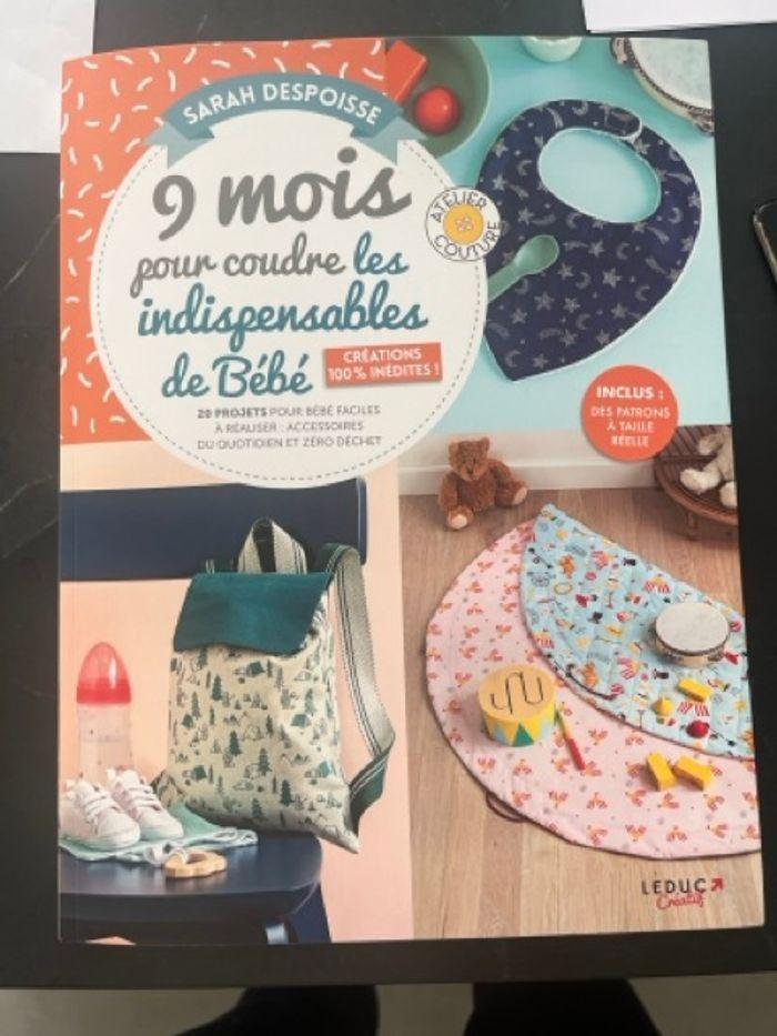 Livre 9 mois pour coudre les indispensables de bébé - photo numéro 1