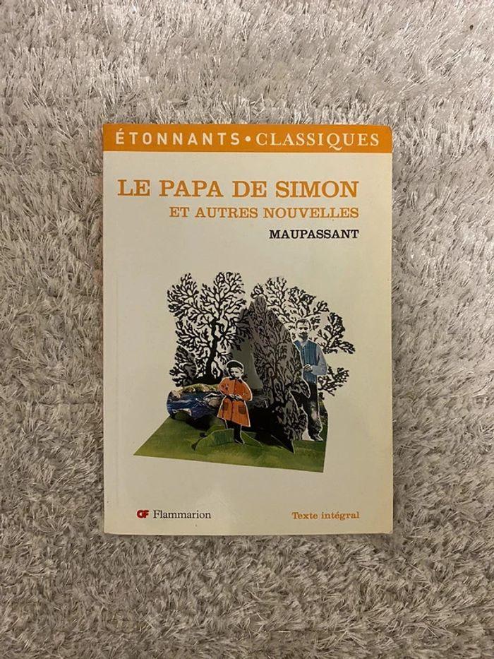 Livre : Le papa de Simon et autres nouvelles - photo numéro 1