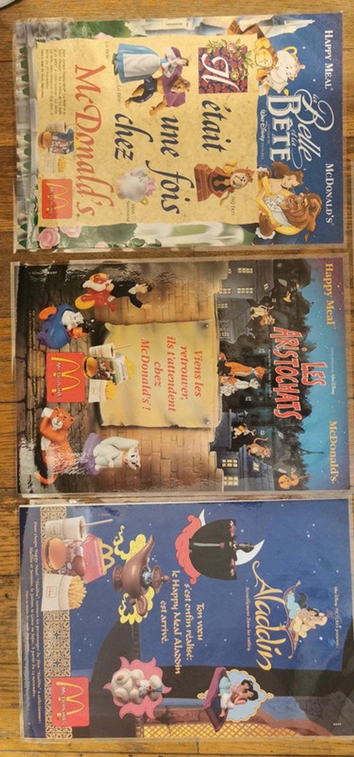 Lot anciennes publicités disney happy meal - photo numéro 2