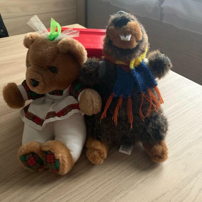 Lot deux peluches - photo numéro 1