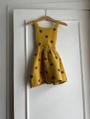 Robe Zara enfant  jaunes à pois noire