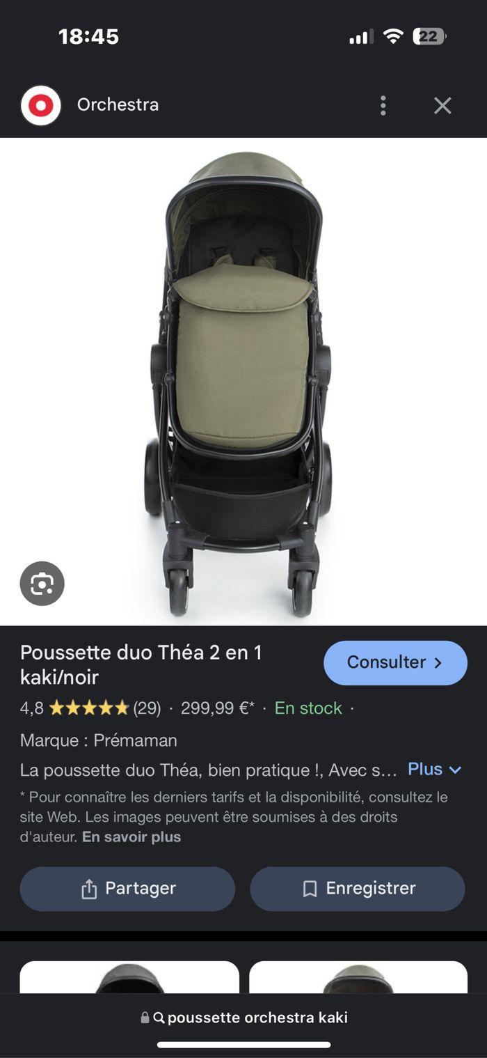 Poussette Thea marque premaman - photo numéro 1