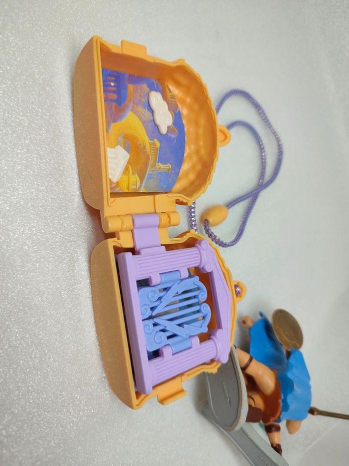 🏺Playset médaillon locket disney hercule man myth palais vintage Mattel once time mini polly - photo numéro 17