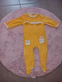 Pyjama type velours bébé fille 18 mois