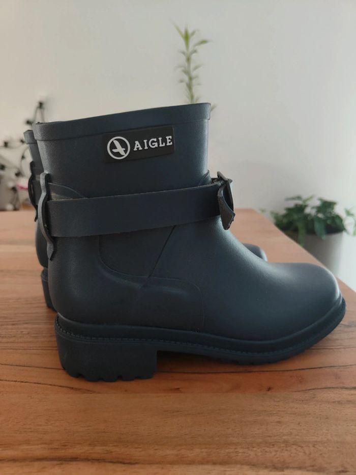 Bottines bleu marine Aigle neuves - photo numéro 3