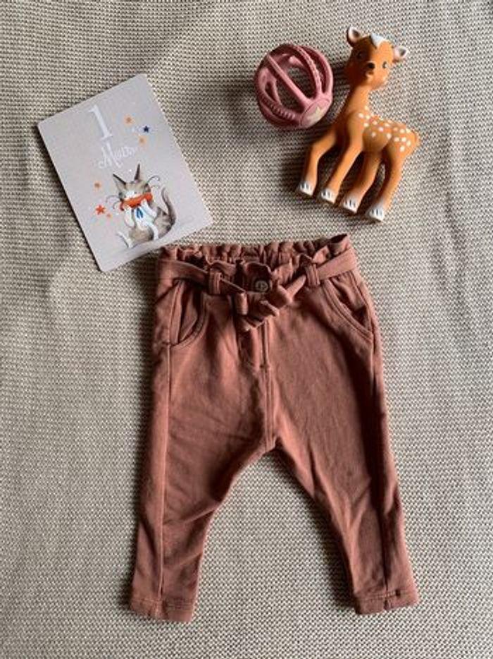 Pantalon sarouel marron prénatal 1 mois - photo numéro 1