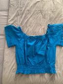 Blouse bleue