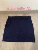 Mini jupe moulante bleu marine kiabi taille XS