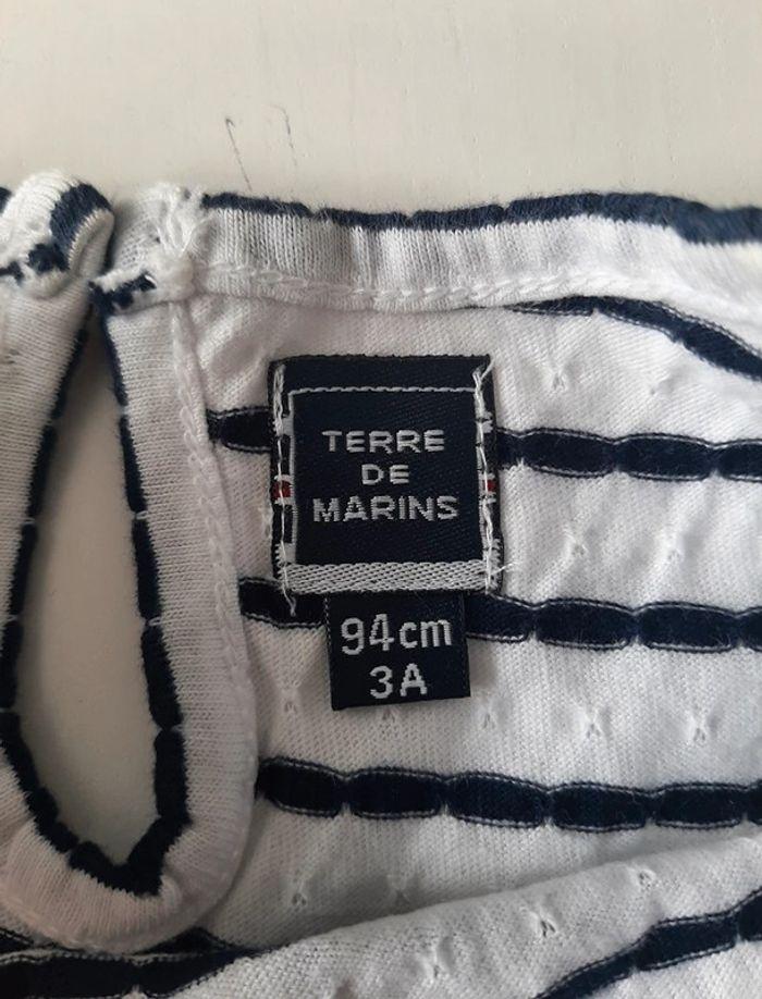 robe longue Terre de Marins blanc taille 3 ans / 98 cm - photo numéro 3