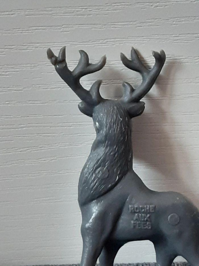 Figurine Plastique gris Cerf 🦌 La roche aux fées - photo numéro 6