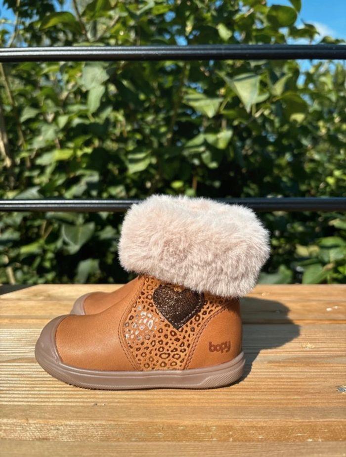 Magnifiques bottines en cuir bébé fille - photo numéro 4