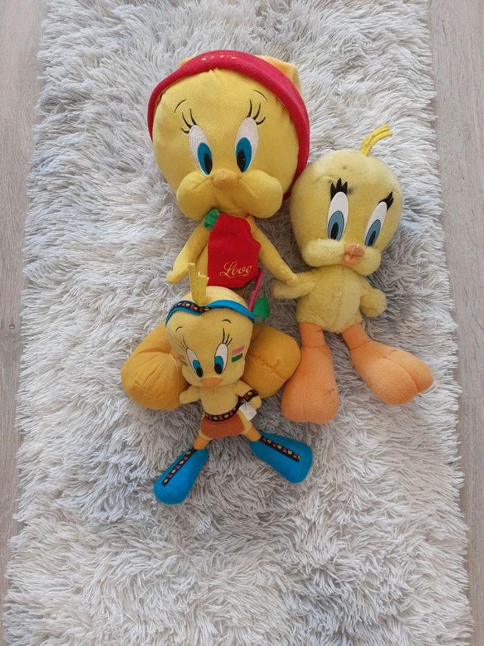 Lot de 3 peluches titi (25 35 et 50cm) - photo numéro 1