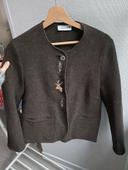 Veste laine marron Antonella