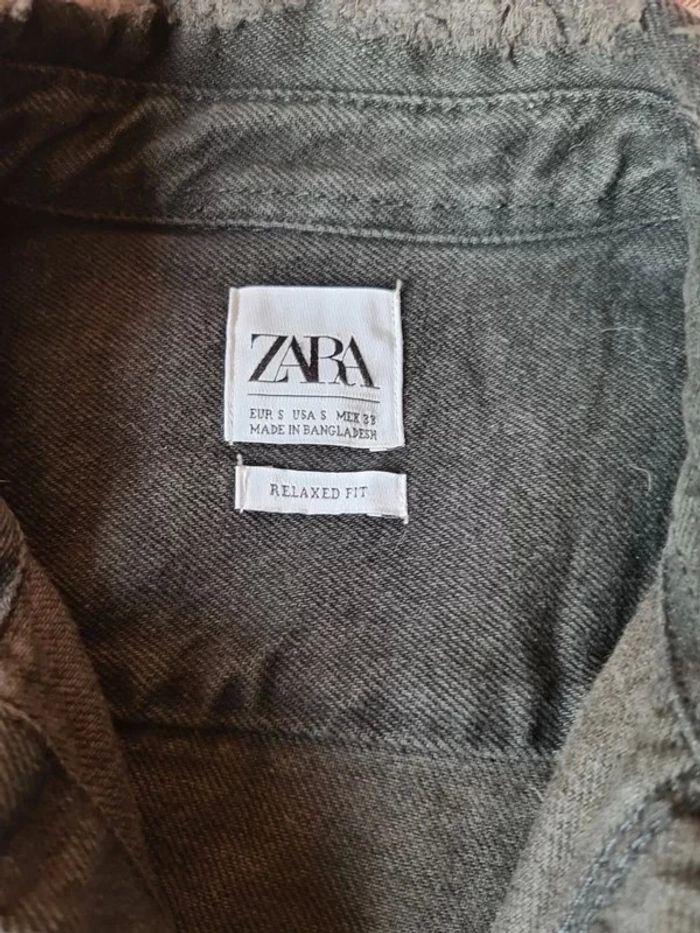 Surchemise en jean noir Zara homme - photo numéro 7