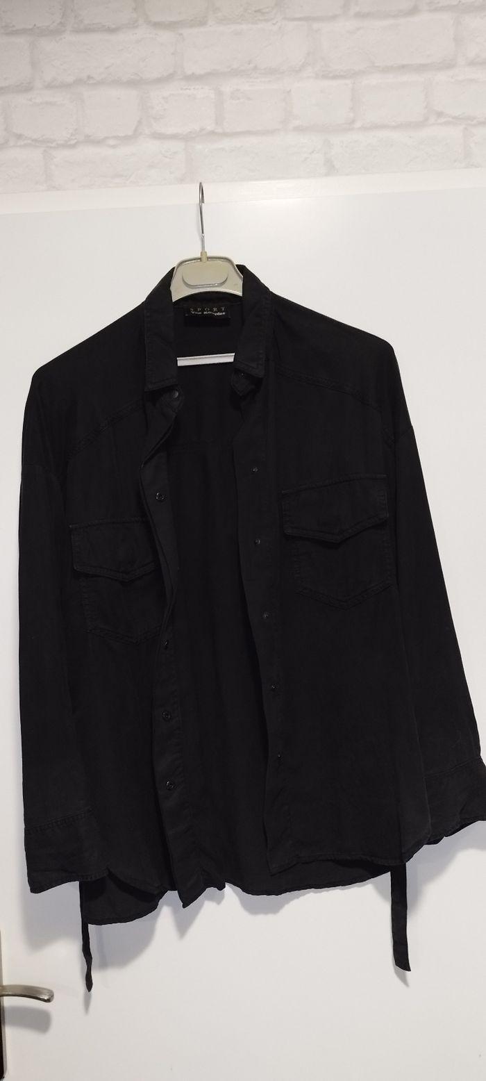 Chemise the  kooples noir XS oversize - photo numéro 1