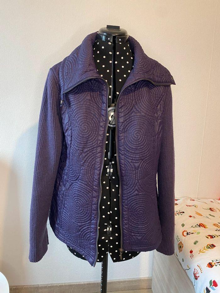 Veste matelassée violet M&S Mode taille L / 40 - photo numéro 1