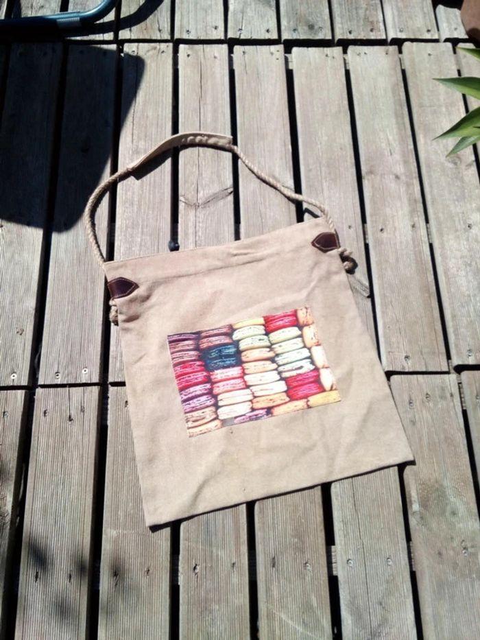 Tote bag macaron - photo numéro 1