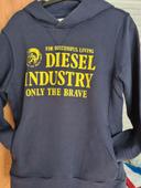 Sweat capuche Diesel 14 ans