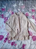 Veste beige / Taille 38 / Marque Clara Vitti