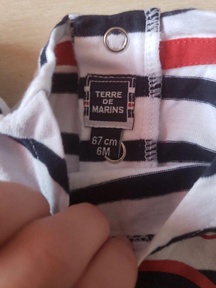 Teeshirt 👕 Terre de Marins taille 6 mois 8€ - photo numéro 3