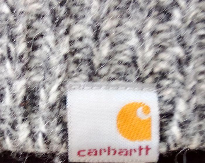 Pull d'hiver en laine d'agneau Carhartt gris chiné taille XS/S - photo numéro 5