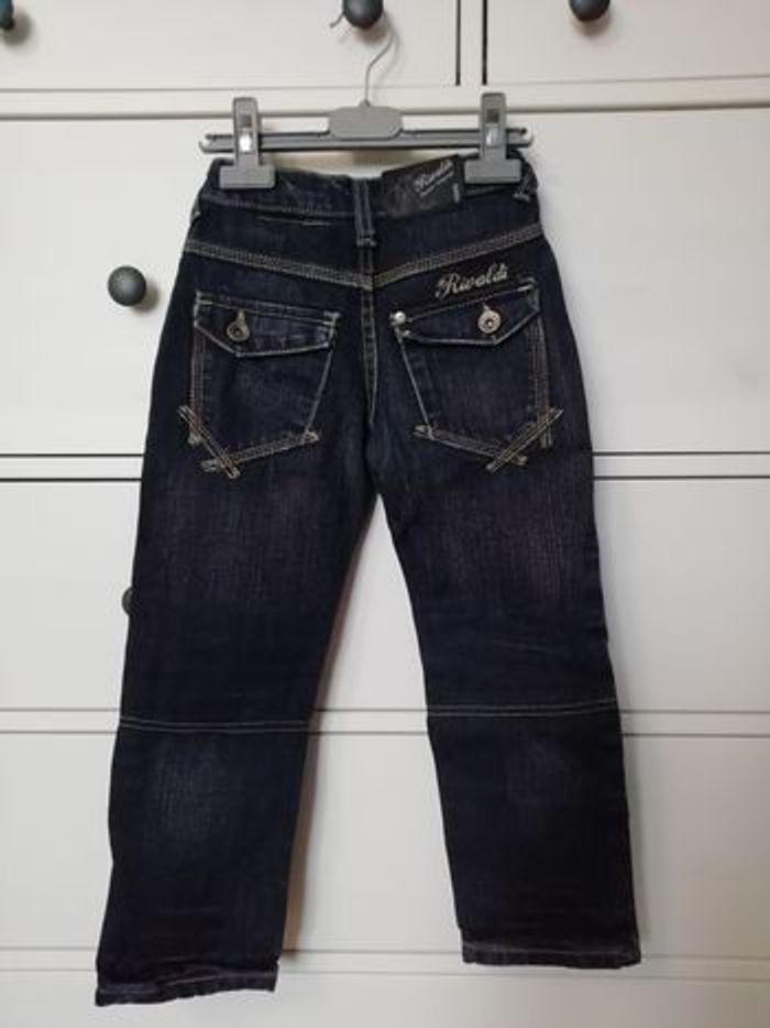 Pantalon jean garçon 6 ans Rivaldi (comme neuf) - photo numéro 2