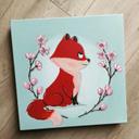 Tableau Renard 30x30