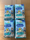 Lot 4 paquets couches Taille 3-4 Pampers