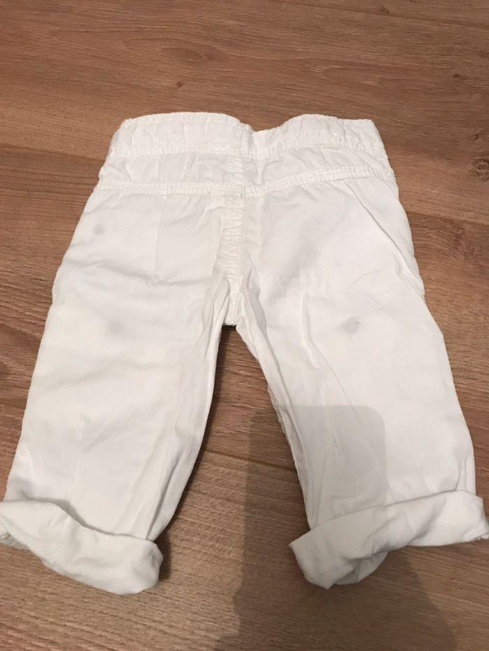 Pantalon blanc 6 mois tao - photo numéro 2