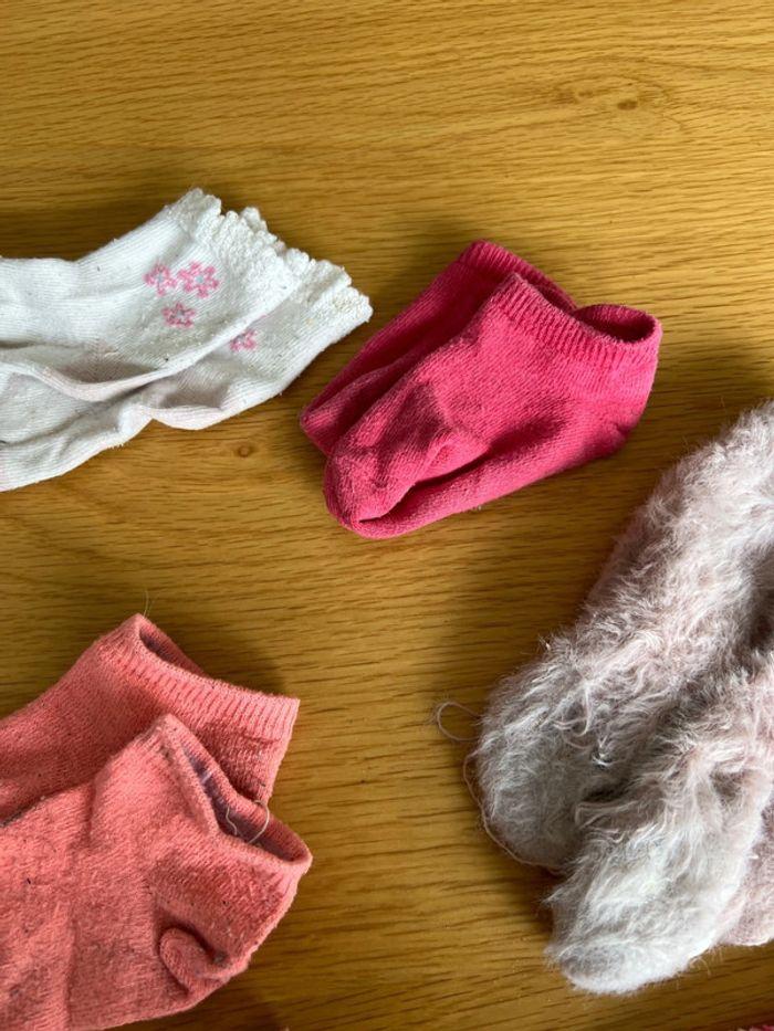 Lot 10 paires de chaussettes rose fille k1 - photo numéro 7