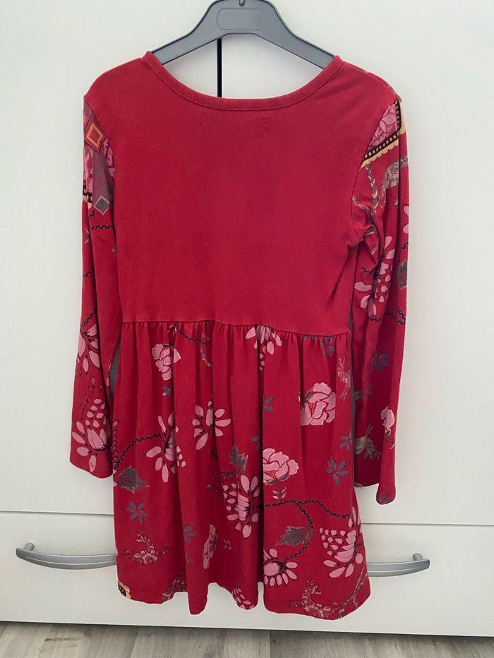 Robe desigual rouge 5-6 ans - photo numéro 3