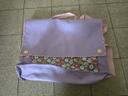 Cartable / sac de rangement fleurie