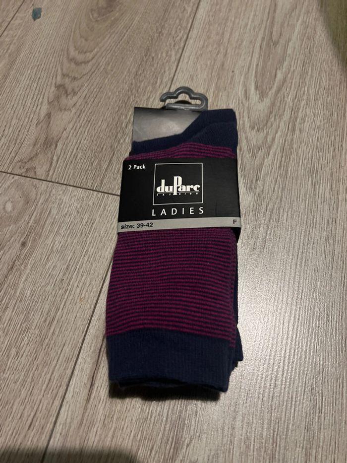 2 paire de chaussettes duParc 39-42 - photo numéro 1