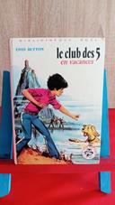 Le club des cinq en vacances, 1975, bibliothèque rose