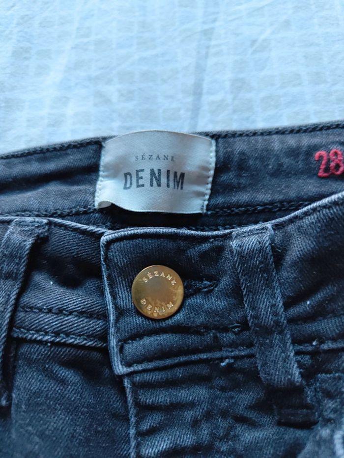 Jeans Sézane noir taille 28 - photo numéro 2